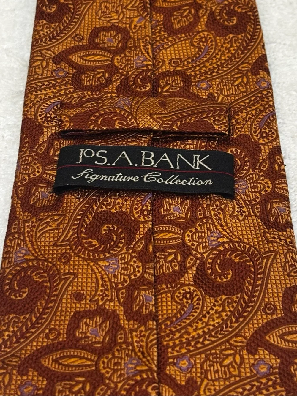 Brand New Bronze Tie By JOS A. BANK (Signature Collection)